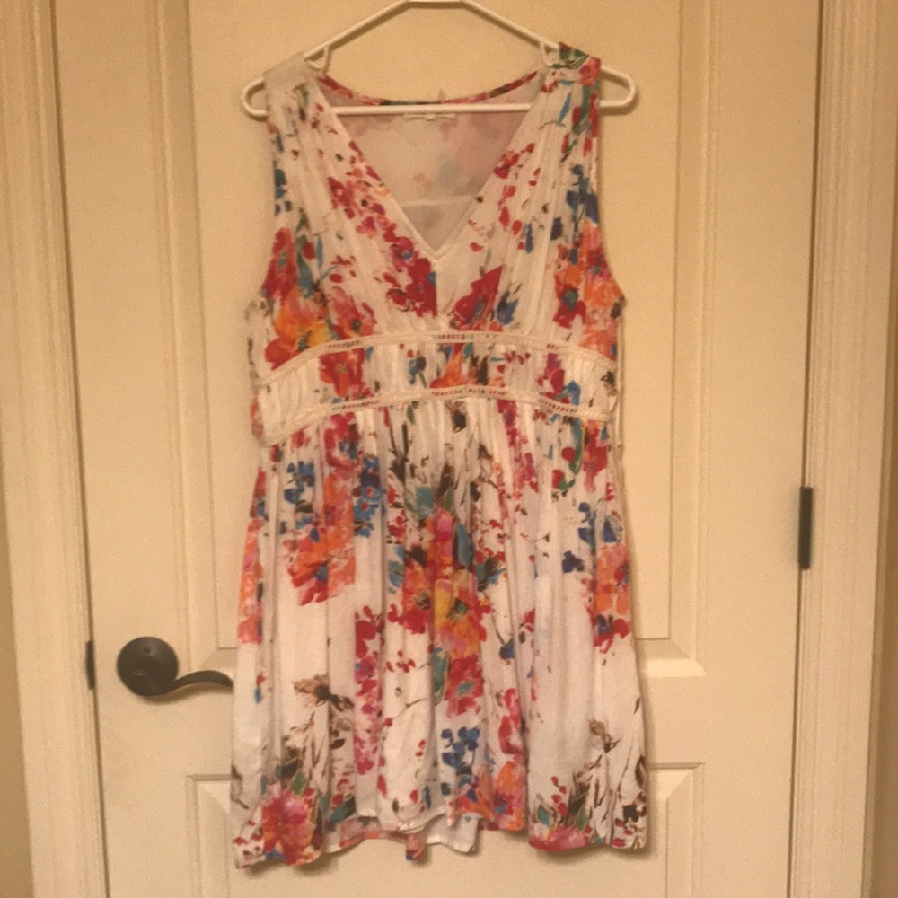 Super cute floral dress from a little boutique!